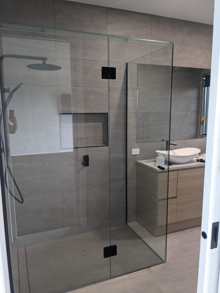 Custom Shower Screens installed by Glazify in Ballarat, Victoria