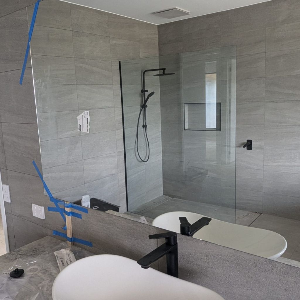 Mirror glass installed by Glazify in Ballarat, Victoria