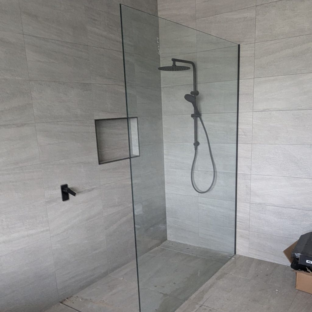Shower screen installed by Glazify in Ballarat, Victoria