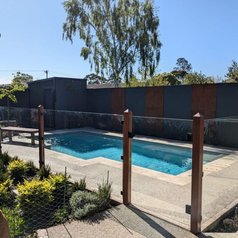 Pool Fences installed by Glazify in Ballarat Victoria