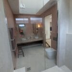 Shower screen for small bathrooms Ballarat installation by Glazify