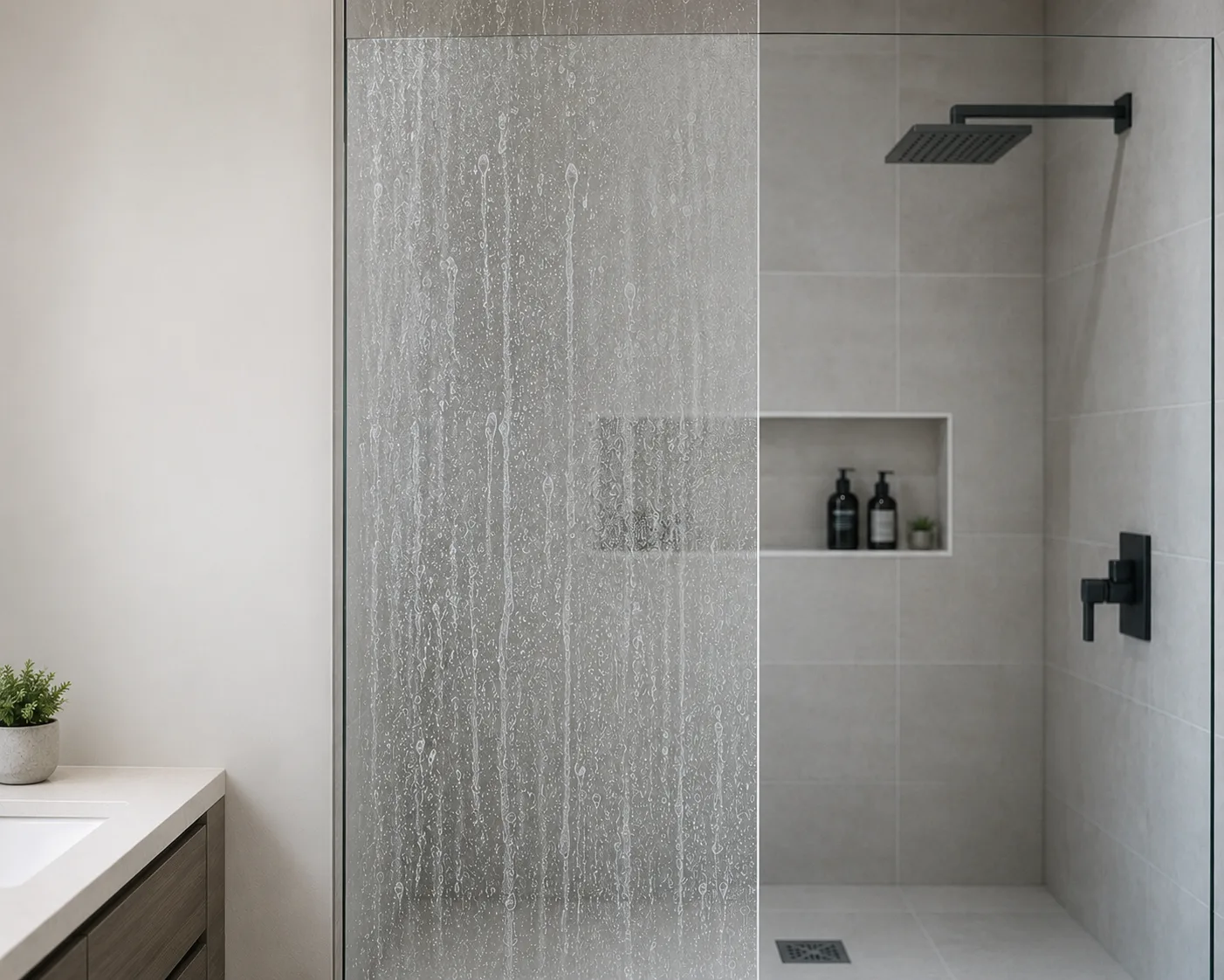 How to Stop Soap Scum and HardWater Stains Ruining Your New Frameless Shower Screen